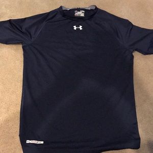 Men's Under Armour compression navy heatgear shirt